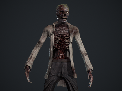 Zombie Modelo 3D