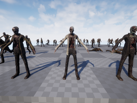 Zombie Modelo 3D
