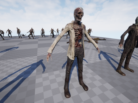 Zombie Modelo 3D