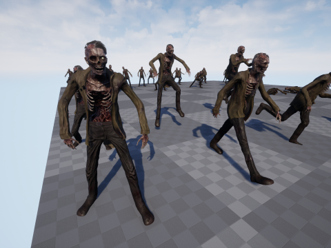 Zombie Modelo 3D