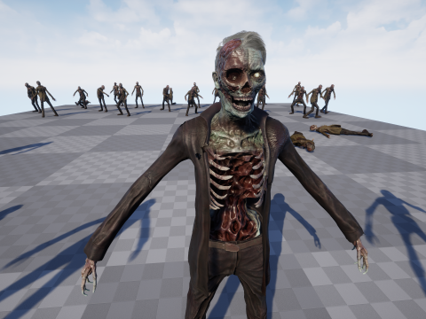 Zombie Modelo 3D