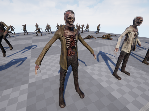 Zombie Modelo 3D