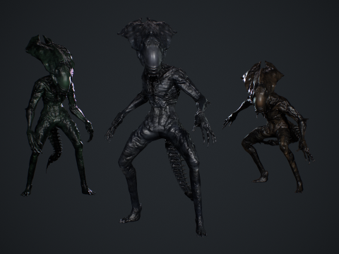 Alien Monster 5 Modelo 3D