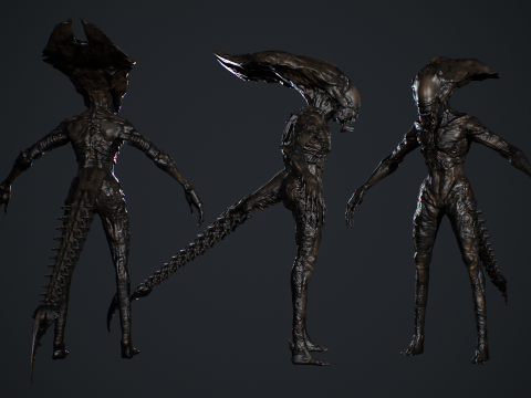 Alien Monster 5 Modelo 3D