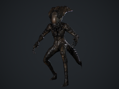 Alien Monster 5 Modelo 3D