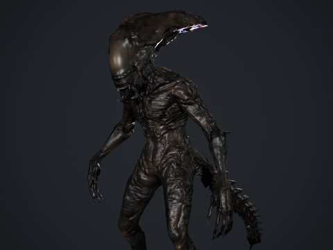 Alien Monster 5 Modelo 3D