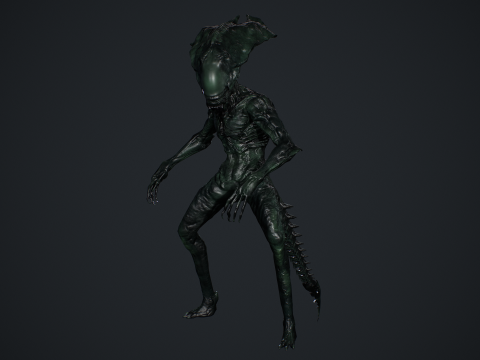 Alien Monster 5 Modelo 3D