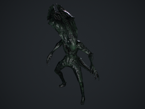 Alien Monster 5 Modelo 3D