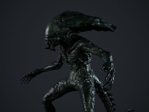 Alien Monster 5 Modelo 3D