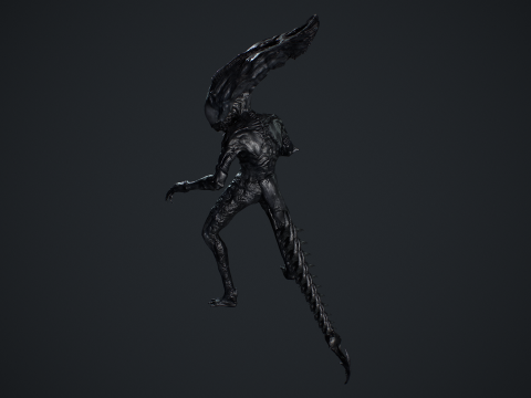 Alien Monster 5 Modelo 3D