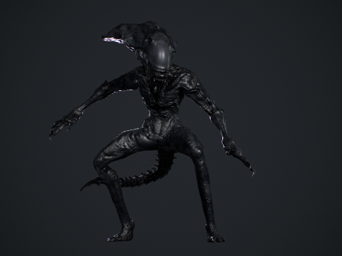 Alien Monster 5 Modelo 3D