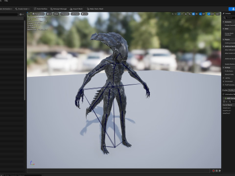 Alien Monster 5 Modelo 3D