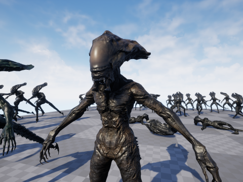 Alien Monster 5 Modelo 3D
