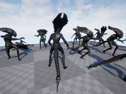 Alien Monster 5 Modelo 3D