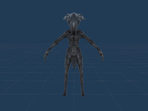 Alien Monster 5 Modelo 3D