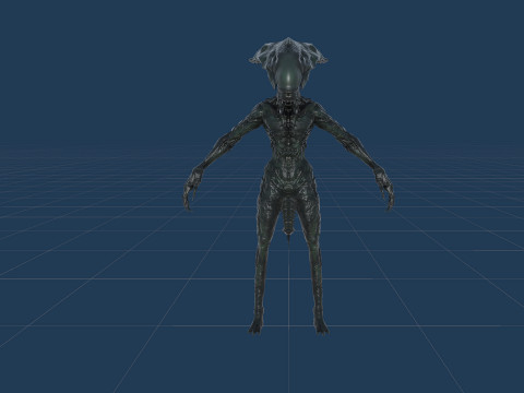 Alien Monster 5 Modelo 3D