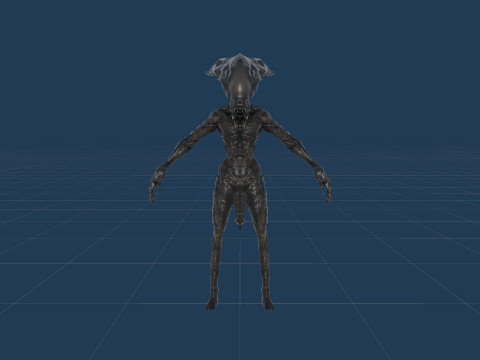 Alien Monster 5 Modelo 3D