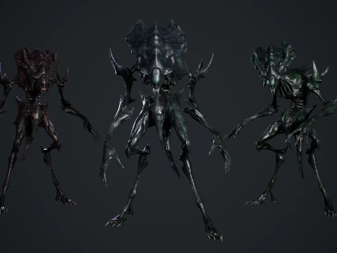 Mostro alieno 6 Modello 3D