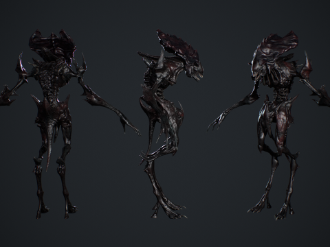 Obcy potwór 6 Model 3D