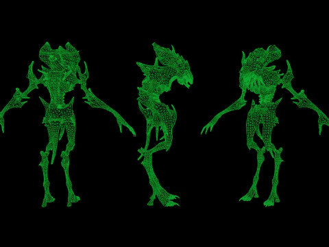 Mostro alieno 6 Modello 3D