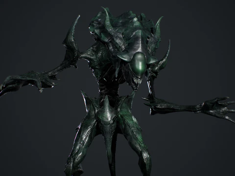 Mostro alieno 6 Modello 3D