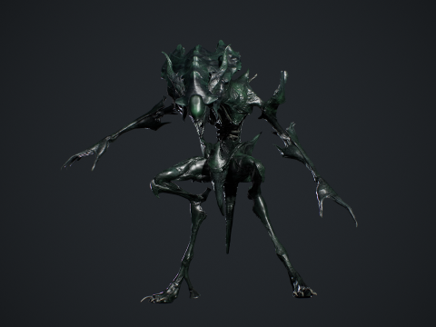Obcy potwór 6 Model 3D