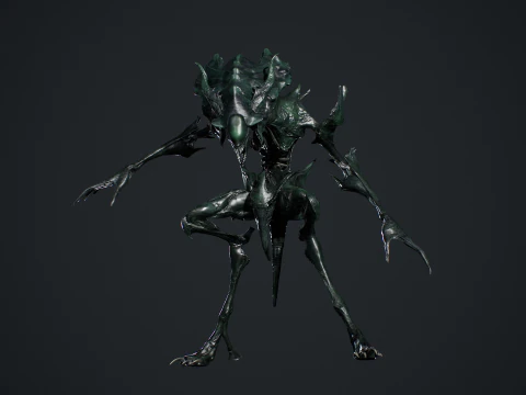 Mostro alieno 6 Modello 3D