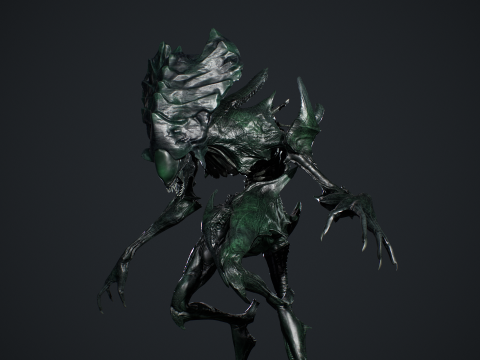 Obcy potwór 6 Model 3D