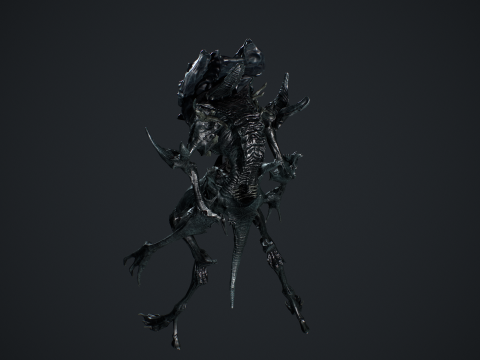 Obcy potwór 6 Model 3D