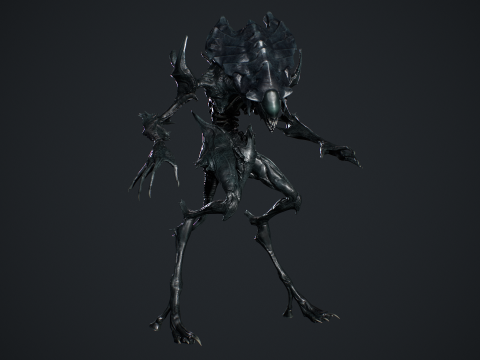 Obcy potwór 6 Model 3D