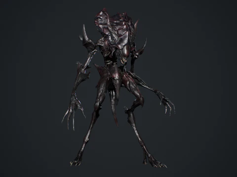 Mostro alieno 6 Modello 3D