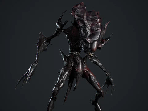 Mostro alieno 6 Modello 3D