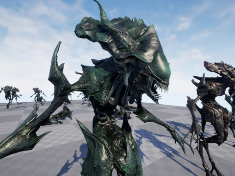 Mostro alieno 6 Modello 3D