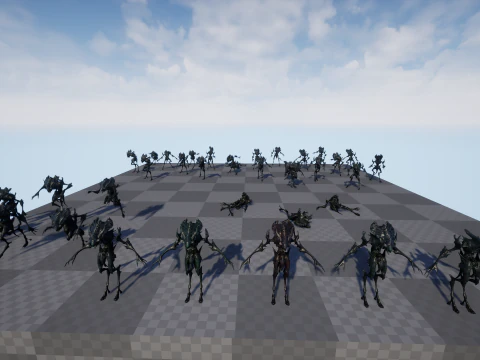 Mostro alieno 6 Modello 3D