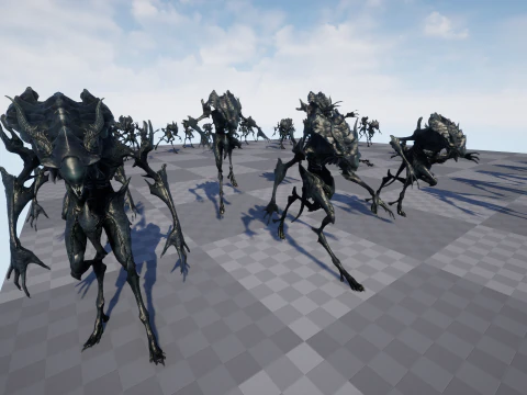 Mostro alieno 6 Modello 3D