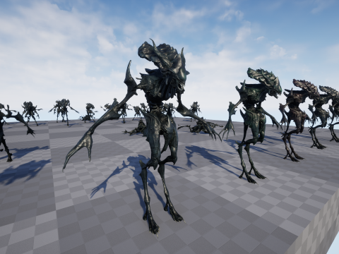 Obcy potwór 6 Model 3D