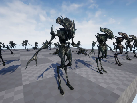 Mostro alieno 6 Modello 3D