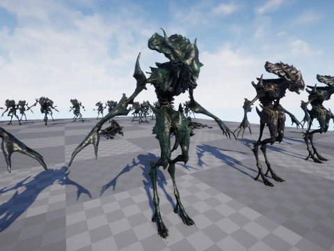 Mostro alieno 6 Modello 3D