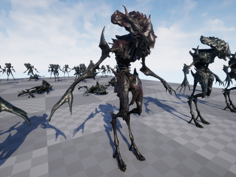 Obcy potwór 6 Model 3D