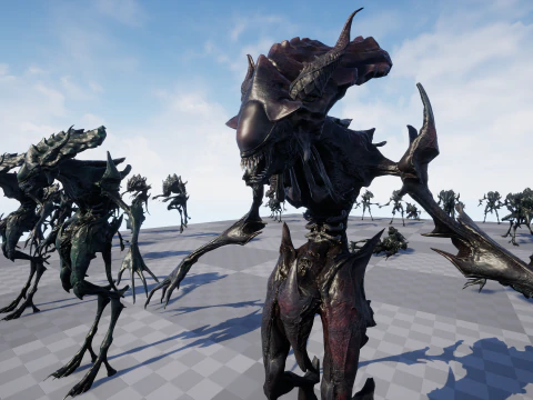 Mostro alieno 6 Modello 3D