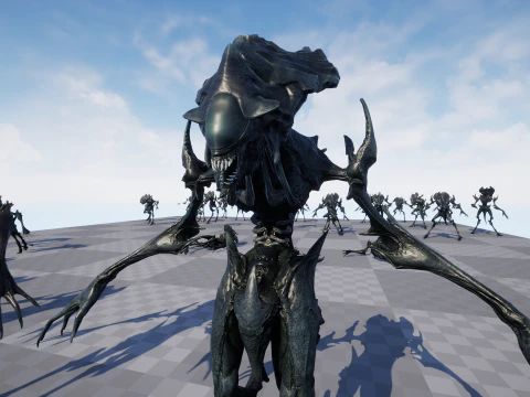 Mostro alieno 6 Modello 3D