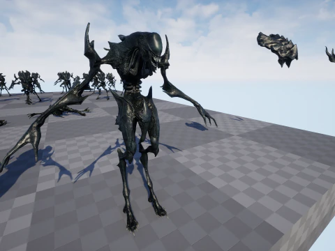 Mostro alieno 6 Modello 3D