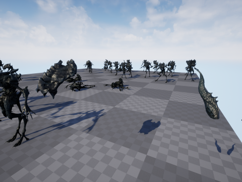 Obcy potwór 6 Model 3D