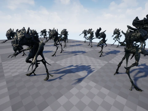 Mostro alieno 6 Modello 3D