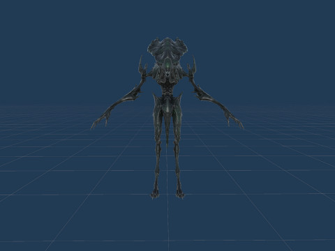 Obcy potwór 6 Model 3D