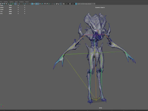 Mostro alieno 6 Modello 3D
