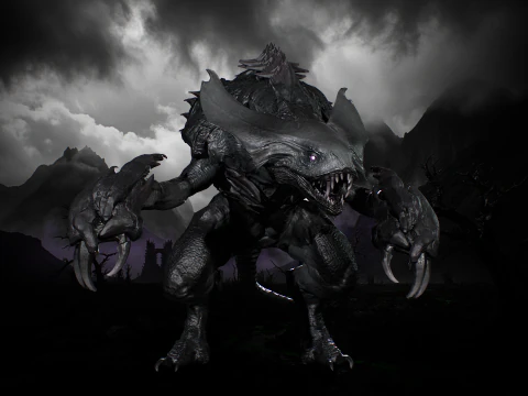 ドラゴンデーモン 3Dモデル