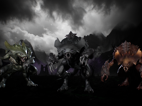 ドラゴンデーモン 3Dモデル