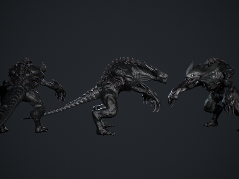 ドラゴンデーモン 3Dモデル