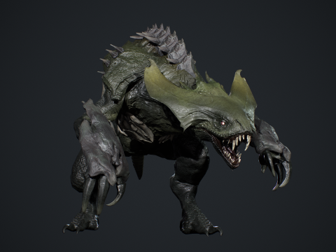 ドラゴンデーモン 3Dモデル